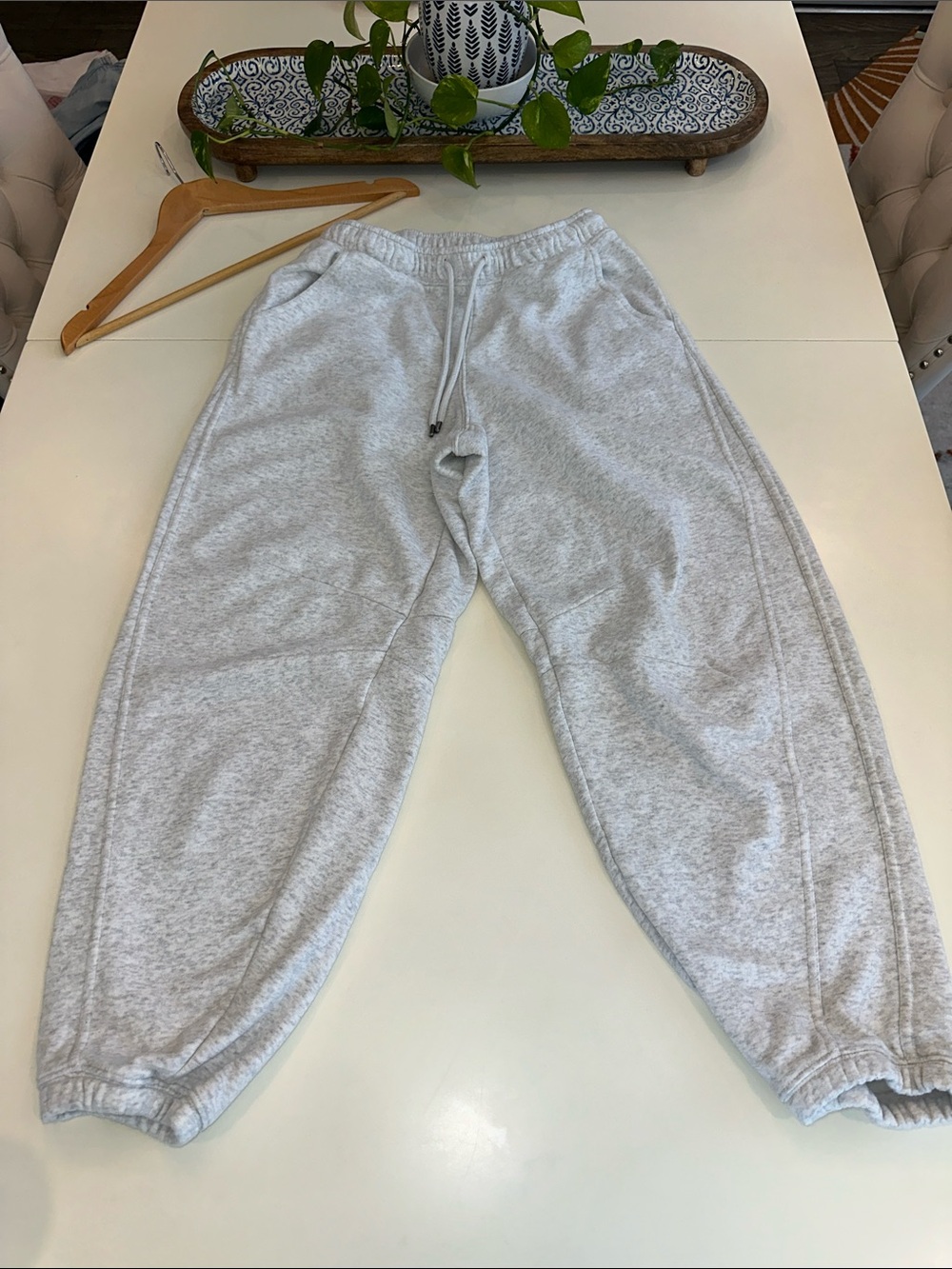 Universal Thread Oatmeal Heather Fleece Lounge Sweatpants